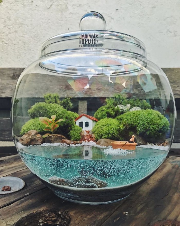 Artistas criam mundos minúsculos em recipientes de vidro (42 fotos) 21