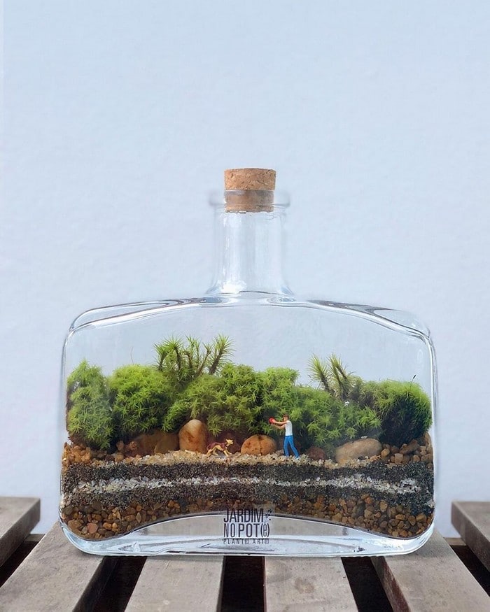 Artistas criam mundos minúsculos em recipientes de vidro (42 fotos) 32