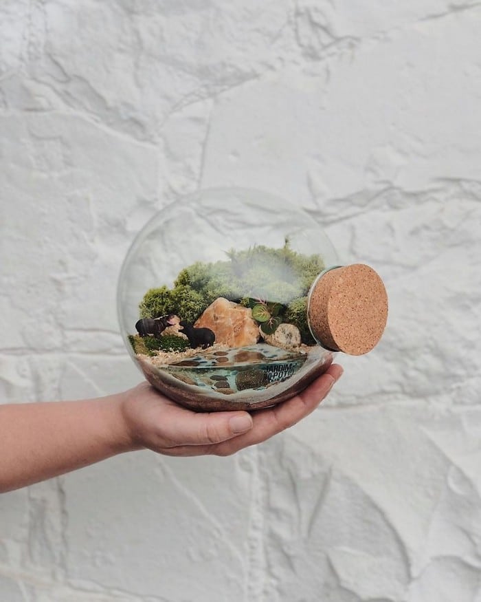 Artistas criam mundos minúsculos em recipientes de vidro (42 fotos) 33