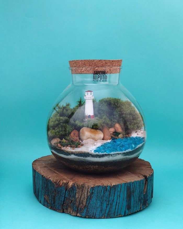 Artistas criam mundos minúsculos em recipientes de vidro (42 fotos) 38