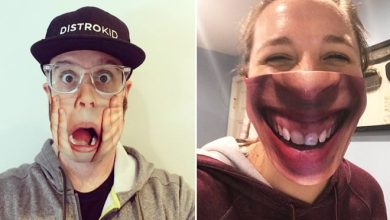 As pessoas estão se protegendo com máscaras engraçadas ultra-realistas (21 fotos) 30