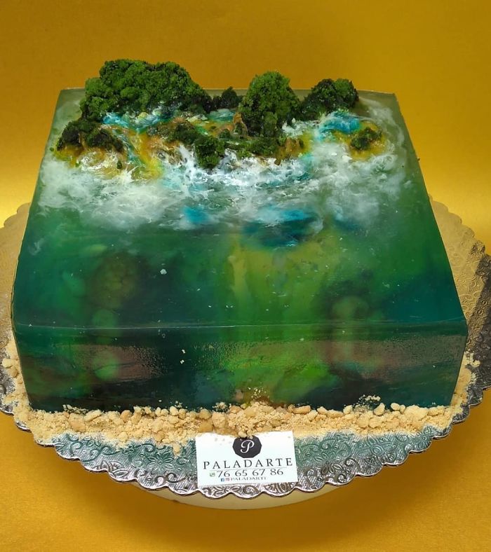 32 bolos que parecem ilhas paradisíacas 3