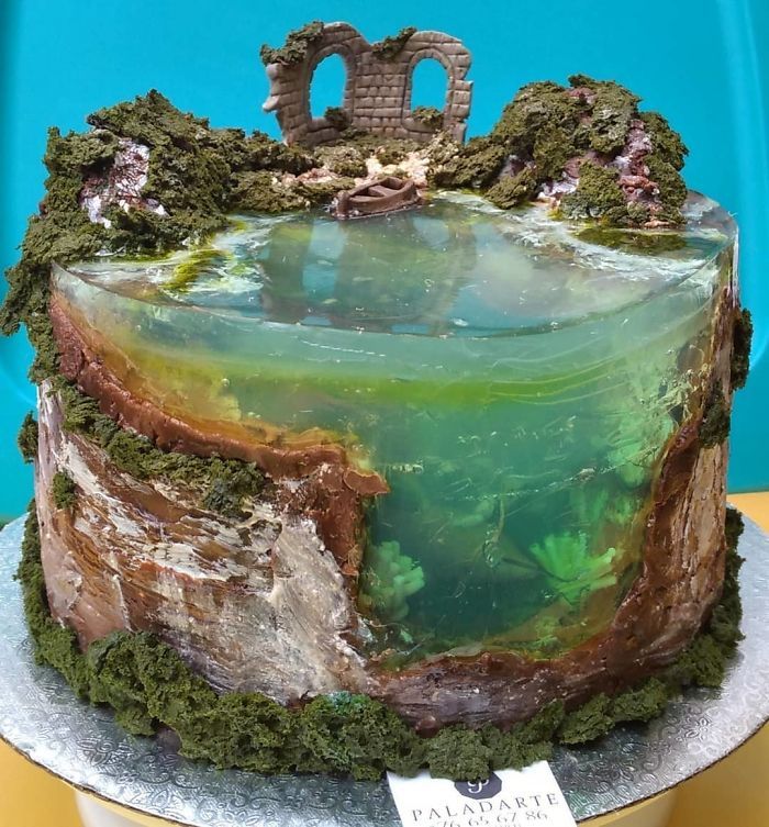 32 bolos que parecem ilhas paradisíacas 4