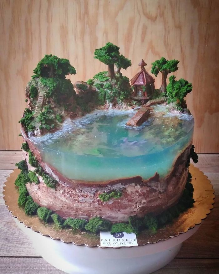 32 bolos que parecem ilhas paradisíacas 7