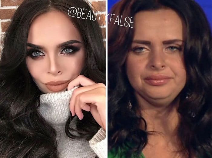Esta conta do Instagram expõe influenciadores que mentem sobre sua verdadeira aparência (30 fotos) 14