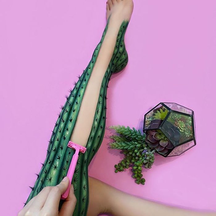 Maquiadora criar ilusões de ótica incrível em pernas e braços (30 fotos) 24