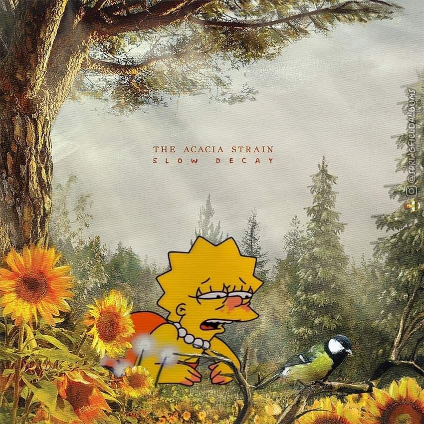 Capas de álbuns de metal divertidamente recriadas com personagens dos Simpsons 16