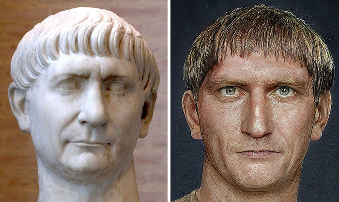 Artista mostra como os imperadores romanos eram na vida real 3