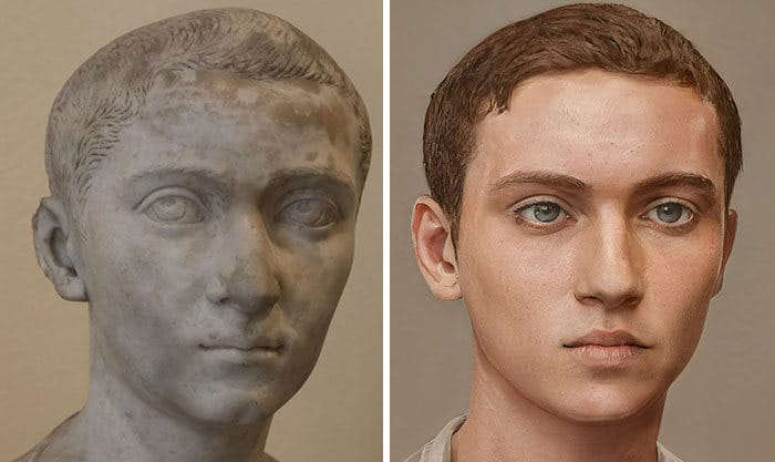 Artista mostra como os imperadores romanos eram na vida real 4