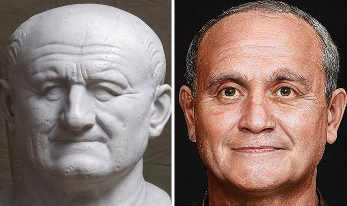 Artista mostra como os imperadores romanos eram na vida real 26