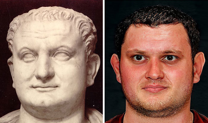 Artista mostra como os imperadores romanos eram na vida real 27