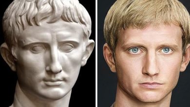 Artista mostra como os imperadores romanos eram na vida real 9