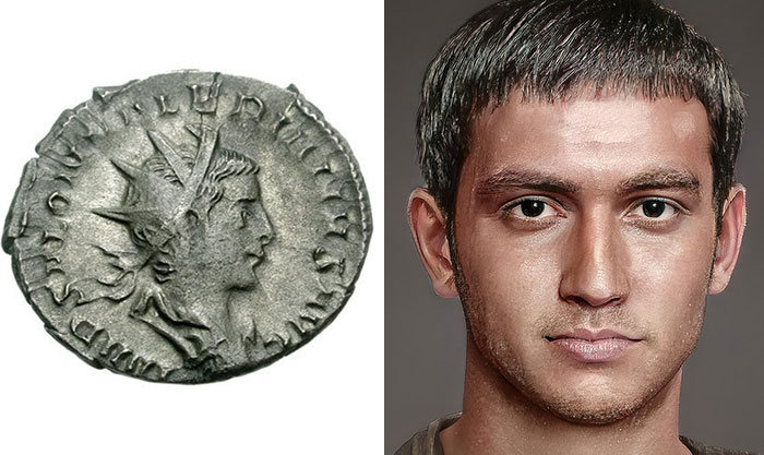 Artista mostra como os imperadores romanos eram na vida real 56