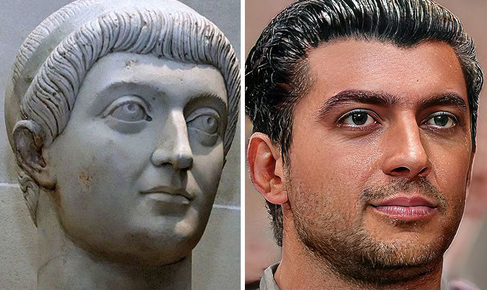 Artista mostra como os imperadores romanos eram na vida real 59