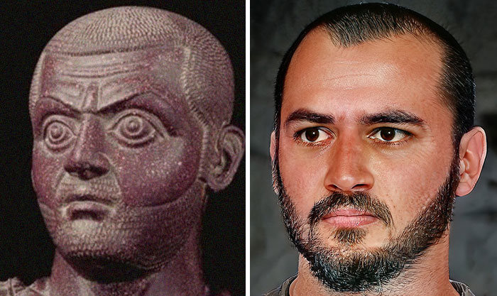 Artista mostra como os imperadores romanos eram na vida real 68