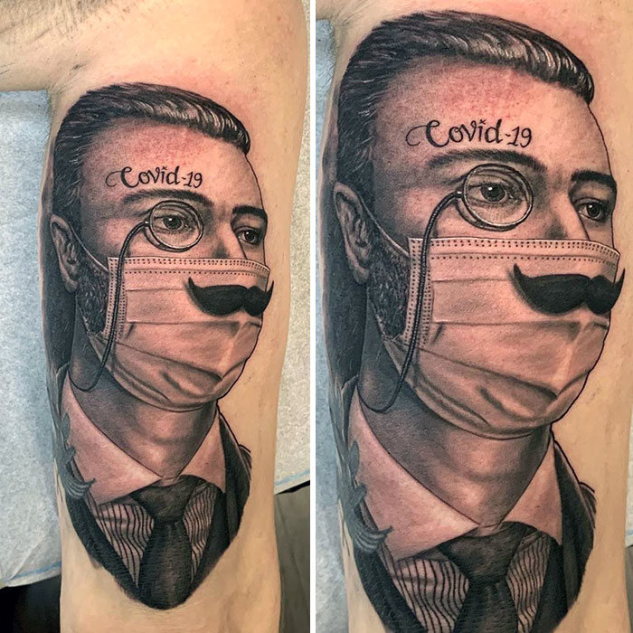 As pessoas estão fazendo tatuagens Covid-19 e aqui estão 40 das melhores 36