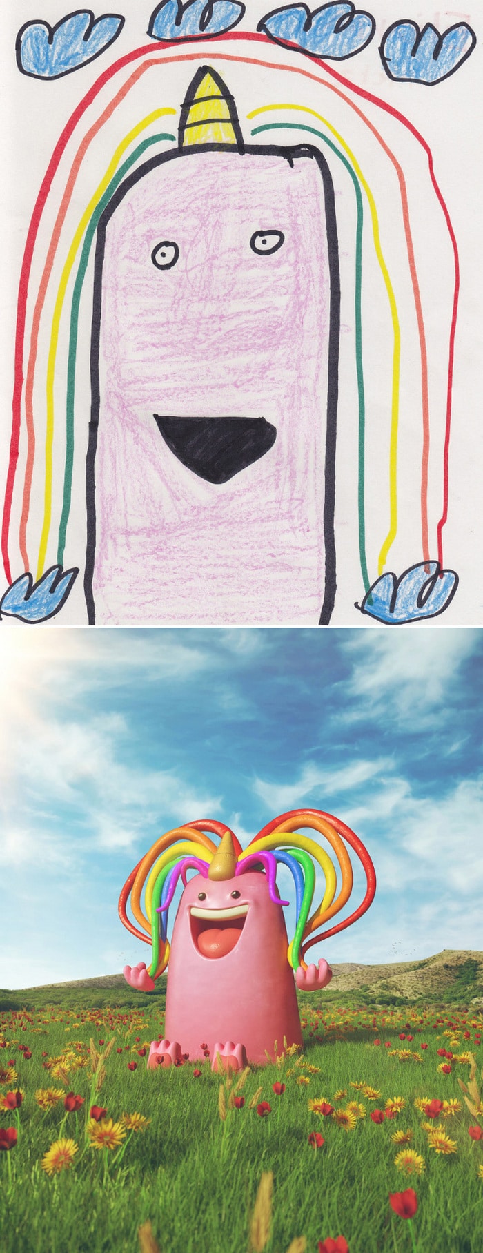 Projeto Monstro - Crianças desenham monstros e artistas recriam com sua arte 6