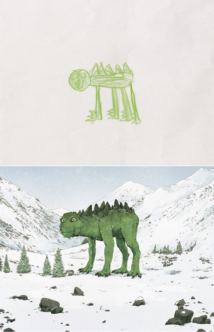 Projeto Monstro - Crianças desenham monstros e artistas recriam com sua arte 11