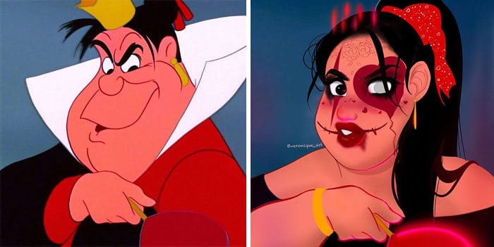 Artista reimagina personagens da Disney como mulheres e homens modernos 12