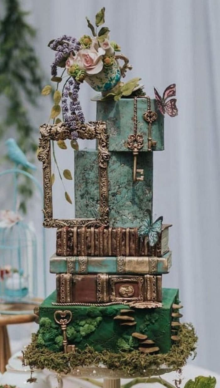 40 bolos de casamento criativos que parecem tão bons que roubaram o show 21