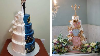 40 bolos de casamento criativos que parecem tão bons que roubaram o show 13