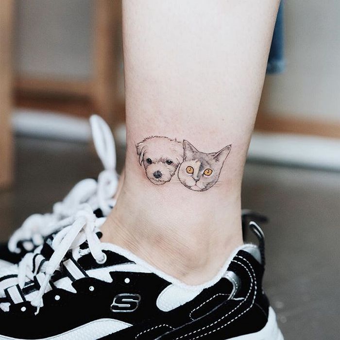 49 tatuagens pequenas para tornozelos que vão te encantar: são discretas e lindas! 38