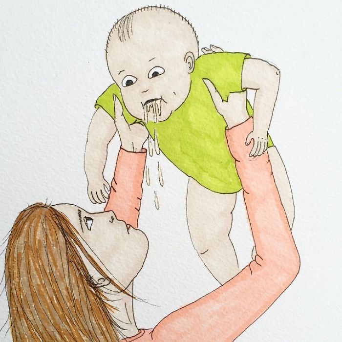 Uma mãe norueguesa mostra sua vida em ilustrações irônicas 4