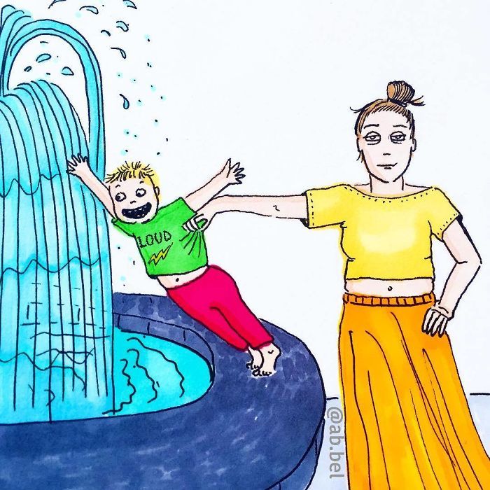 Uma mãe norueguesa mostra sua vida em ilustrações irônicas 26