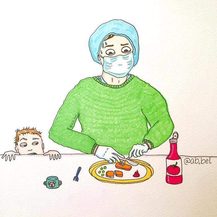 Uma mãe norueguesa mostra sua vida em ilustrações irônicas 33