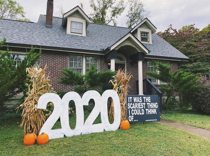 40 decorações de Halloween do ano de 2020 que são engraçadas e assustadoras 34