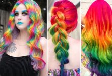 Um cabeleireiro australiano que transforma o cabelo em arco-íris 49