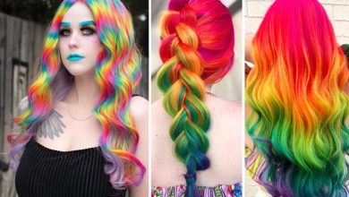 Um cabeleireiro australiano que transforma o cabelo em arco-íris 15