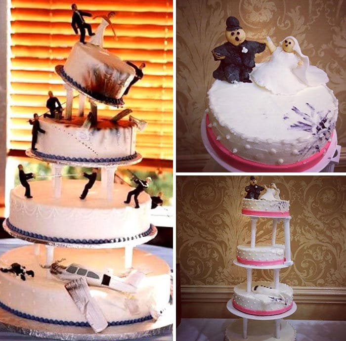 30 vezes as pessoas questionam se esses bolos de casamento eram a escolha certa para o grande dia 13