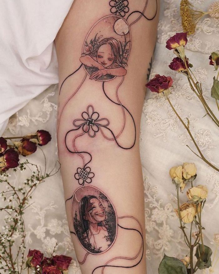 Uma artista coreano cria tatuagens delicadas e elas são a personificação da ternura 17