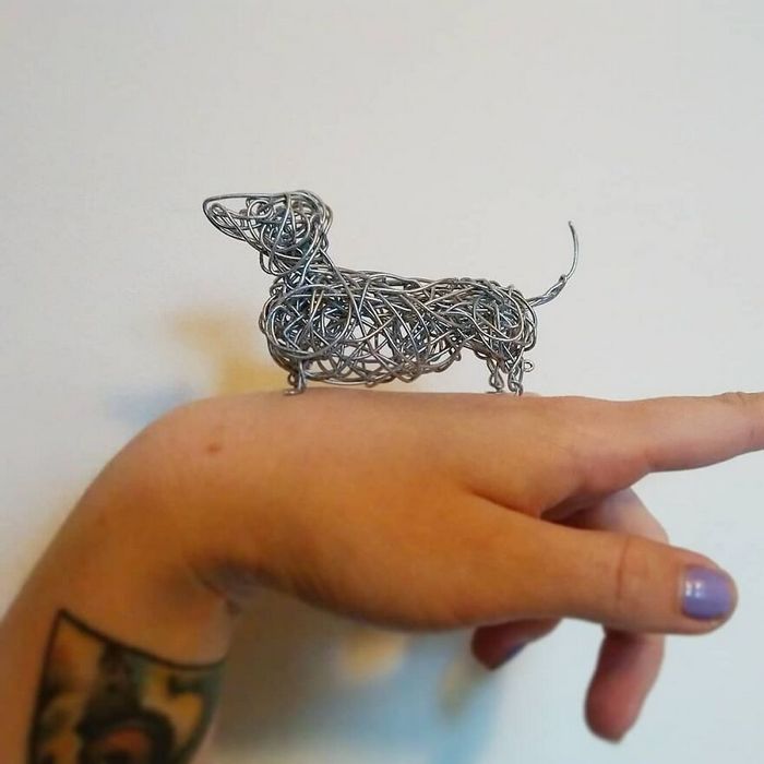 Este artista de Norfolk faz esculturas de animais incríveis com arame 12