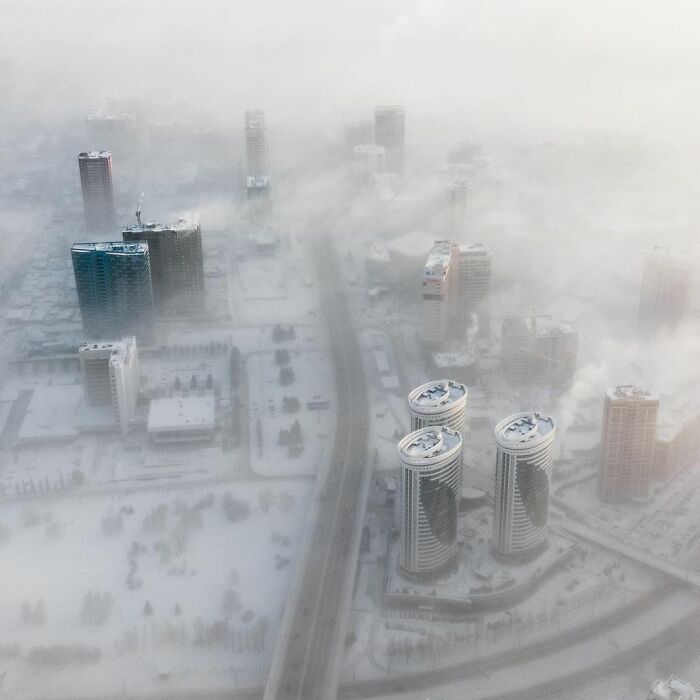 30 fotos que mostram o quão insuportável está o frio na Rússia agora 29