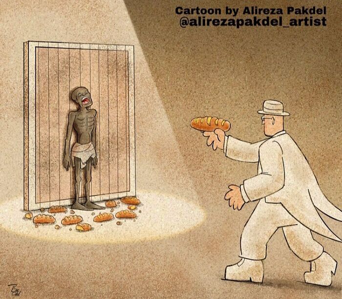 60 Ilustrações digitais que expõem as falhas da sociedade atual por Alireza Pakdel 20
