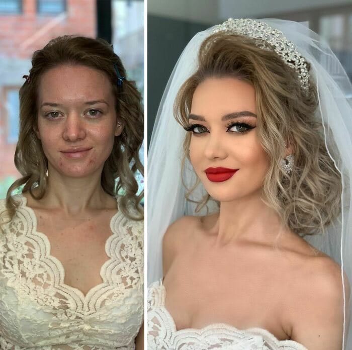 20 noivas antes e depois da maquiagem por Arber Bytyqi 6