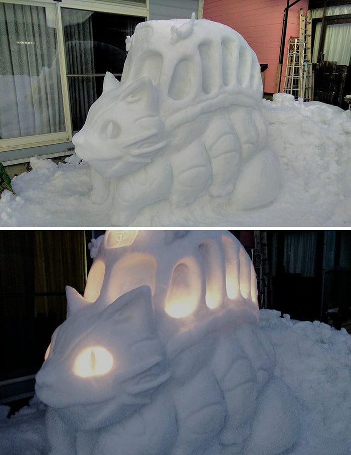 Usuário do Twitter cria esculturas de neve fascinantes e aqui estão 30 das mais legais 2