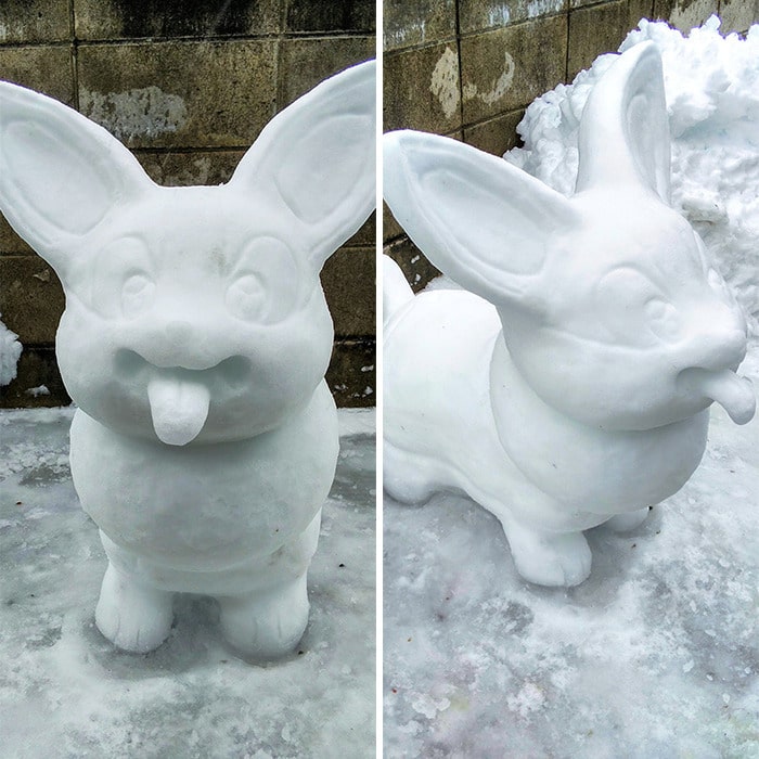 Usuário do Twitter cria esculturas de neve fascinantes e aqui estão 30 das mais legais 5