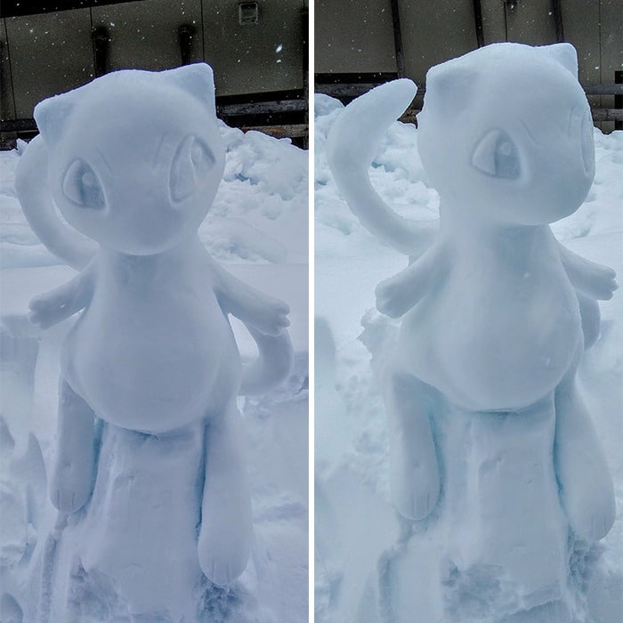 Usuário do Twitter cria esculturas de neve fascinantes e aqui estão 30 das mais legais 8
