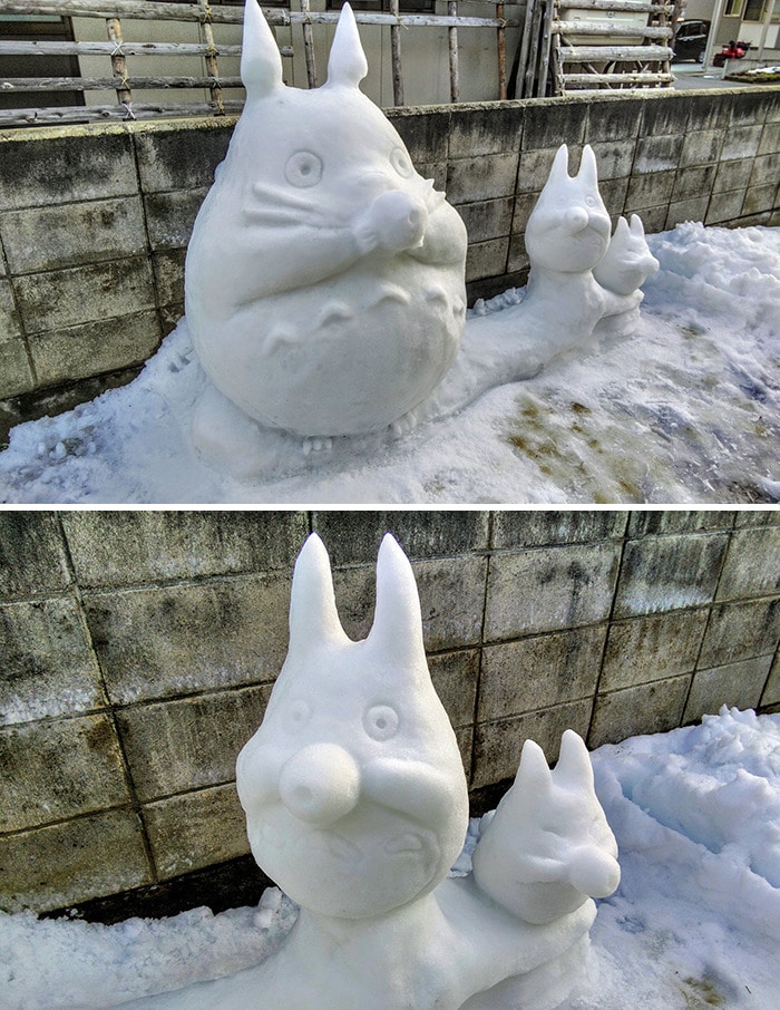 Usuário do Twitter cria esculturas de neve fascinantes e aqui estão 30 das mais legais 15