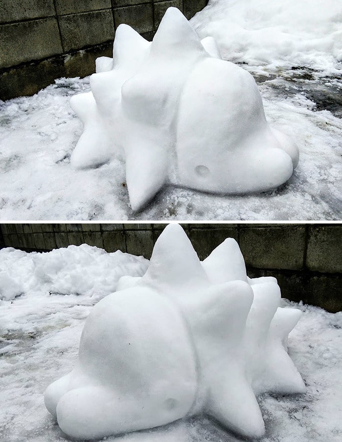 Usuário do Twitter cria esculturas de neve fascinantes e aqui estão 30 das mais legais 17