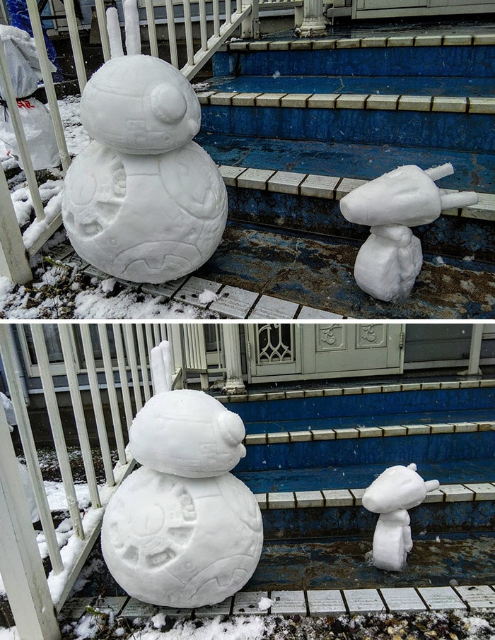 Usuário do Twitter cria esculturas de neve fascinantes e aqui estão 30 das mais legais 19