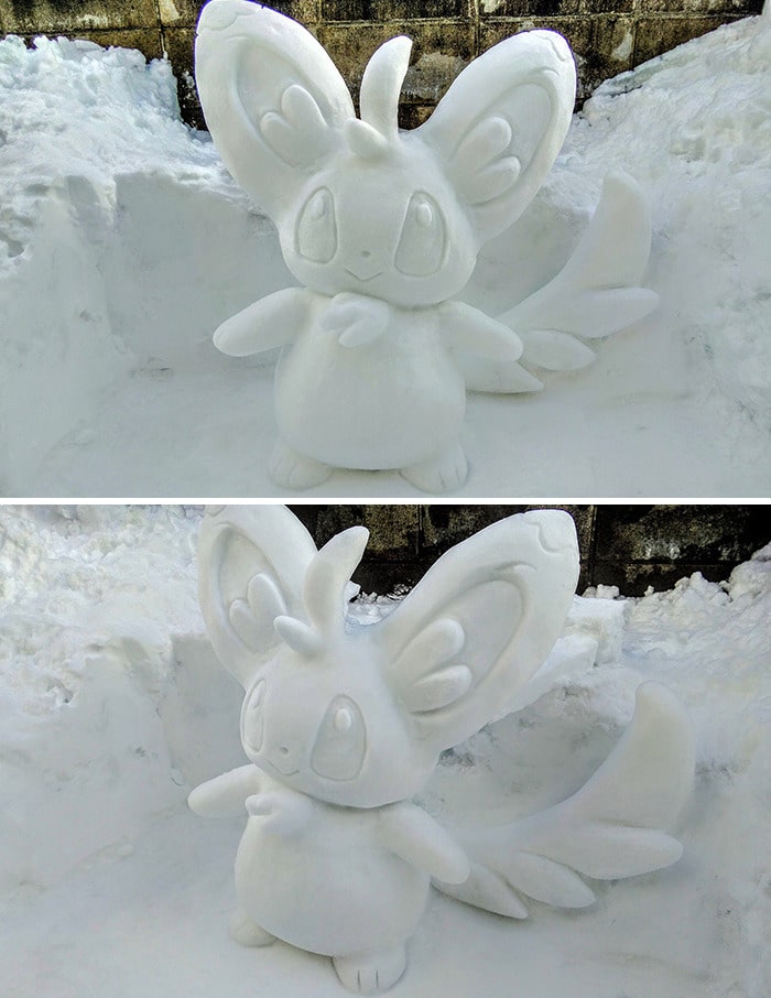 Usuário do Twitter cria esculturas de neve fascinantes e aqui estão 30 das mais legais 28