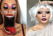 Artista de maquiagem se transforma em qualquer celebridade ou ilusão de ótica que ela deseja 7
