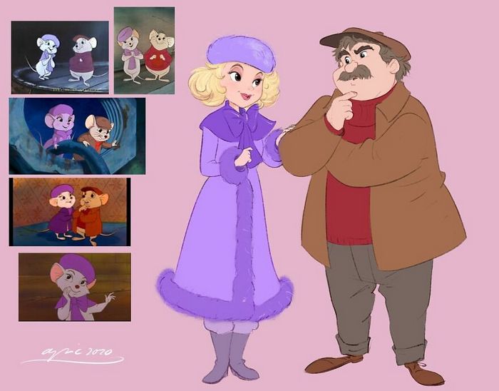 Artista recria personagens da Disney como se fossem humanos e os humanos como animais 8