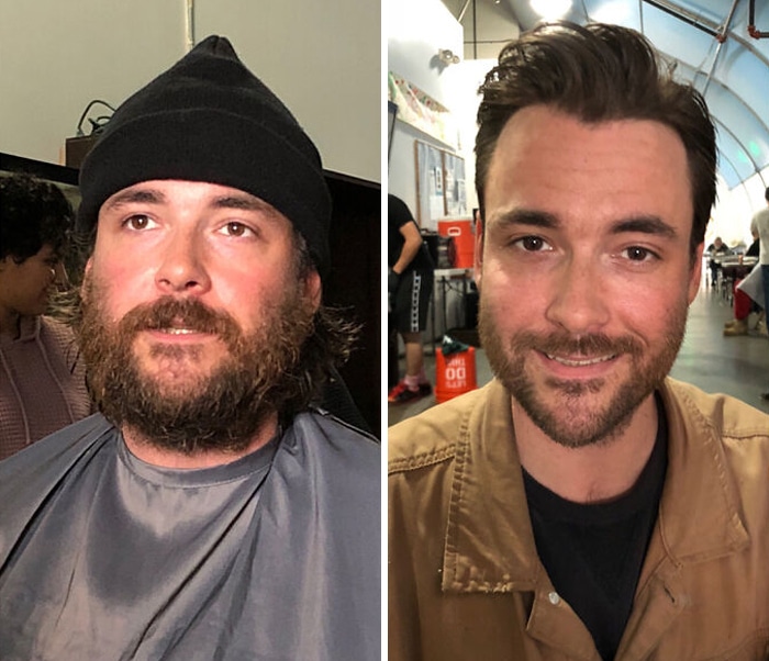Barbeiro transforma pessoas sem-teto de graça e essas 30 fotos de antes e depois 18