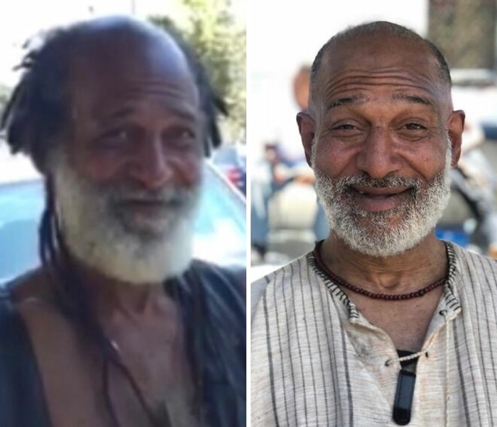 Barbeiro transforma pessoas sem-teto de graça e essas 30 fotos de antes e depois 21