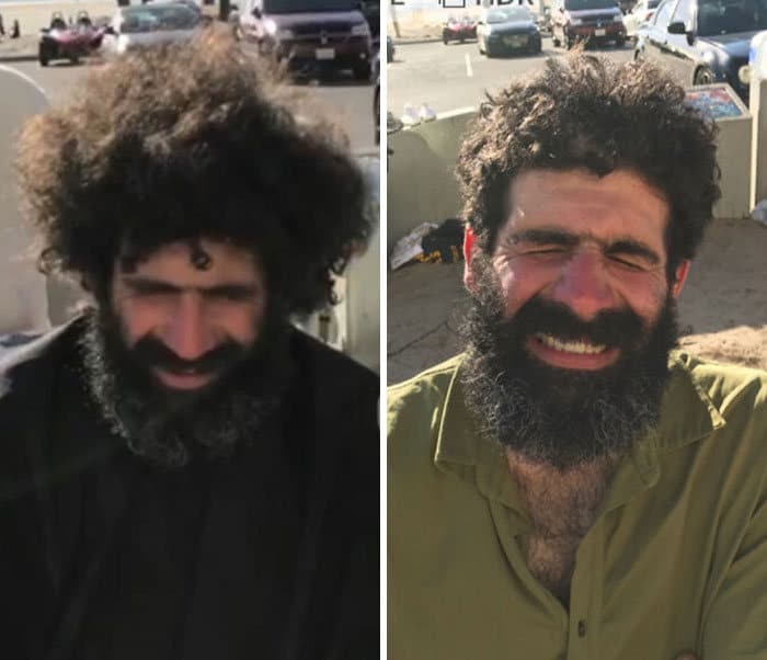 Barbeiro transforma pessoas sem-teto de graça e essas 30 fotos de antes e depois 26